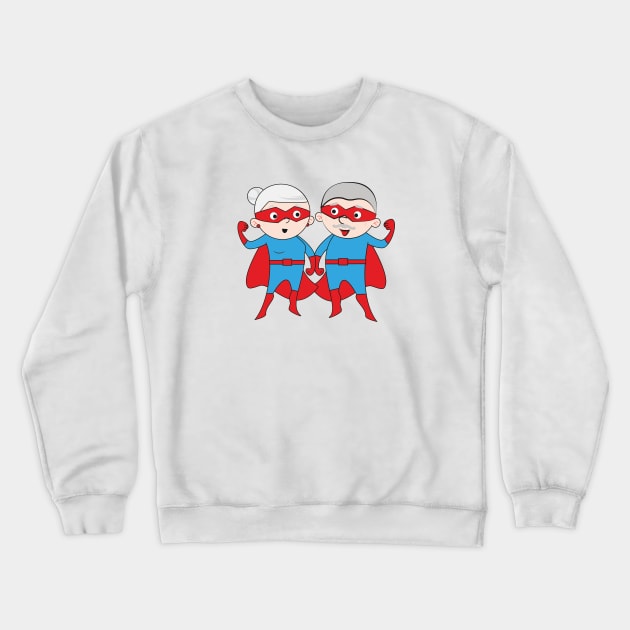 super grandparents 3 Crewneck Sweatshirt by grafart